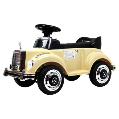 Детский толокар Mercedes-Benz 300S RiverToys LS-128A бежевый 01